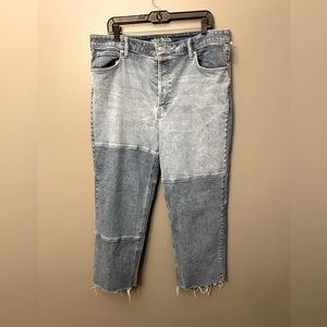 Wild Fable Patchwork Denim Jeans Size 18